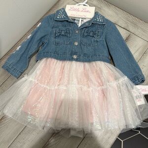 NWT - Little Lass Dress and Jacket Set - 18 months